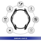Samsung Gear S3 Frontier Sm-r760 Case Galaxy Watch 46mm Tpu Cover