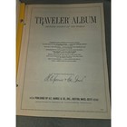 Vintage 1979 H e  Harris Traveler Stamp Album Postage Stamps Of The World Binder