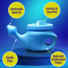 Equate Neti Pot With 50 Saline Packets Nasal Wash System For Sinus Congestion