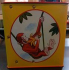 Curious George Jack In The Box 1995 Vintage Schylling Green  Works Great   