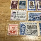 Vintage Lot Of 11 Philippines Pilipinas Postage Stamps Collection