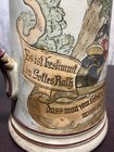 Antiqua German Bier Stain From The Collection Of Corbett Brown With Pewter Lid
