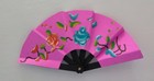 Small Asian Paper Fan With Small Umbrella-handmade And Hand-painted