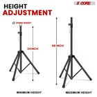 5core Speaker Stand Tripod Heavy Duty Adjustable 48  Universal Pa Dj Mount