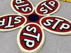 Vintage 1969 Stp Flower Sticker Old School Decal Logos Hot Rod Racing Og Nos New