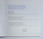 Authentic Panerai Swiss Blank Warranty Certificate Black Manual Dealer Stamped
