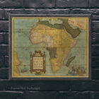 Map Of Africa - Africae Tabula Nova By Abraham Ortelius C 1575 - Canvas Or Paper