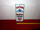3 3 4 X 8 1 2 In Year Round Pancake Flour Adv  Sign Heavy Metal Porcelain - Z423