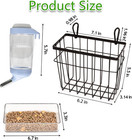 Sangle Sopffy Rabbit Hay Feeder Small Animal Feeding Set With 350ml Water Bottle