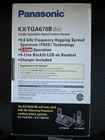 New Sealed Panasonic Kx-tga670b 5 8ghz Expandable 2line Digital Cordless Handset