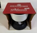 Fontignac Strombolli White Cast Iron Fondue Pot Made In France Never Used