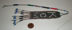 Antique Vintage Native American Plains Indian Beaded Watch Fob Kcm Initial 17 