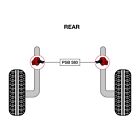 2 X Honda Civic  96-00  Psb Poly Rear Trailing Arm Bushing Kit