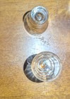 38 Vtg Glass Communion Cups 1 57  Flared Rim Weighted Base Church Supply