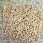 Set Of 2 Handmade Crochet Cotton Dishcloths  Washcloths   8   8  Panorama
