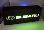 Subaru Decor Man Cave Desk Led Lightbox Usb Powered Lighted Sign Shop