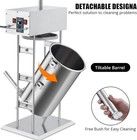 25l Electric Sausage Stuffer Heavy Duty Stainless Steel Meat Grinder Filler Lbs