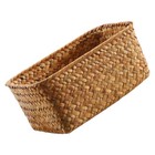 Desktop Storage Basket Sea Grass Woven Organizer Decorative Bin Large Capacity