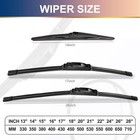 3 Wipers Replacement For Mazda Cx-9 2007 2008 2009 2010 2011 2012 2013 2014 2   