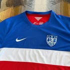 Nike Usa Soccer Jersey Usmnt 2014 Bomb Pop Dri-fit Size Large World Cup Away