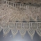 Beautiful Vintage Lace Approximately One 7 Yard Piece And 3 Smaller Pieces