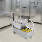 Fryer Oil Filter Commercial Cooking Oil Filtration System 55l Capacity Mobile Us