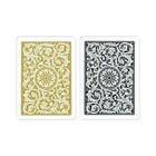 Copag 1546 Design 100  Plastic Playing Cards  Poker Size Black gold  jumbo In   