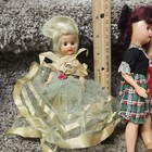 Lot Of 5 Vintage Hard Plastic Dolls Baby Dolls Sleepy Eyes