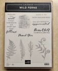 Stampin Up Stamp die Set Bundle   Wild Ferns   Used- Pretty Detailed Frame Dies 