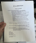 Killswitch Engage Holy Diver Dio Cover Music Video Storyboard   Production Paper
