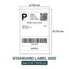 4x6 Direct Thermal Shipping Labels     500 roll     Compatible W  Rollo  Zebra Etc