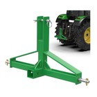 3 Point 2   Trailer Hitch Receiver Heavy-duty For Category 1 Tractors  Green