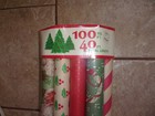 Vintage Kmart Christmas Wrapping Paper- 8 Rolls -  100 Sq Ft  - New   Sealed