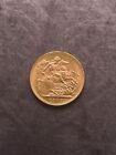 1909 Gold Coin Great Britain Sovereign King Edward Vii Head Right Km 805