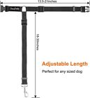 2 Pack Headrest Dog Car Safety Seat Belt Adjustable Nylon Fabric Car Leash