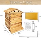 Complete Bee Hives Starter Kit 7 Auto Flow Frames   Beekeeping Supplies Bee Box