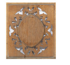 Rare Antique 19thc Neo Gothic Wood Carved Bas Relief Saint Peter Keys Plaque