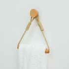 Wooden Wall Mounted Toilet Paper Holder Bathroom Tissue Roll Towel Rack