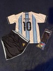 Kids Argentina Messi 2026 World Cup Home Soccer Jersey -size Xl 10-11 Years   26