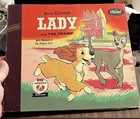 Walt Disney  Lady And The Tramp 78rpm Record   Picture Album 1955 Original