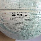 Replogle 12  Globe World Ocean Series 3d Relief Vintage Moveable W  Stand 80 s