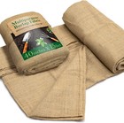Burlap Fabric Roll Natural Burlap Tree Wrap 40 In X 15ft 10ft For Crafts   Plant
