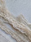 Lot Vintage antique  Lace Trim Embellishment - Off White - Ecru 