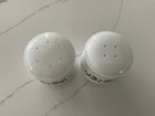 Corelle Salt   Pepper Shaker Set  Christmas White Winter Holly
