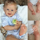 55cm Lifelike Realistic Reborn Smiling Baby Doll Newborn Baby Boy Girl Toy Gift
