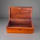 Vintage Lane Mini Cedar Hope Chest Jewelry Box Salesman Sample No Key