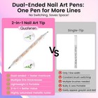 Nail Art Pens Set  12 Metallic Colors 12pcs Color Pen Set