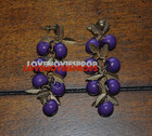 Nicole Kidman Vintage Purple Earrings Screen Worn The Paperboy Movie Zac Efron