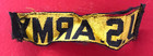 Vintage United States Army  u s  Army  Green gold Banner Patch