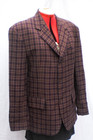 Romeo Gigli Plaid Blazer Italy 50 Nwot Vintage 1991 Alexander Mcqueen Tartan